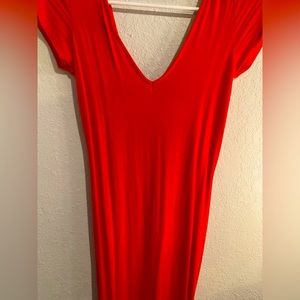 Women’s clothing sexy dress red beautiful